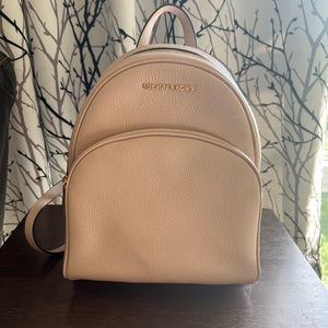 Michael Kors Abbey pebbled leather backpack